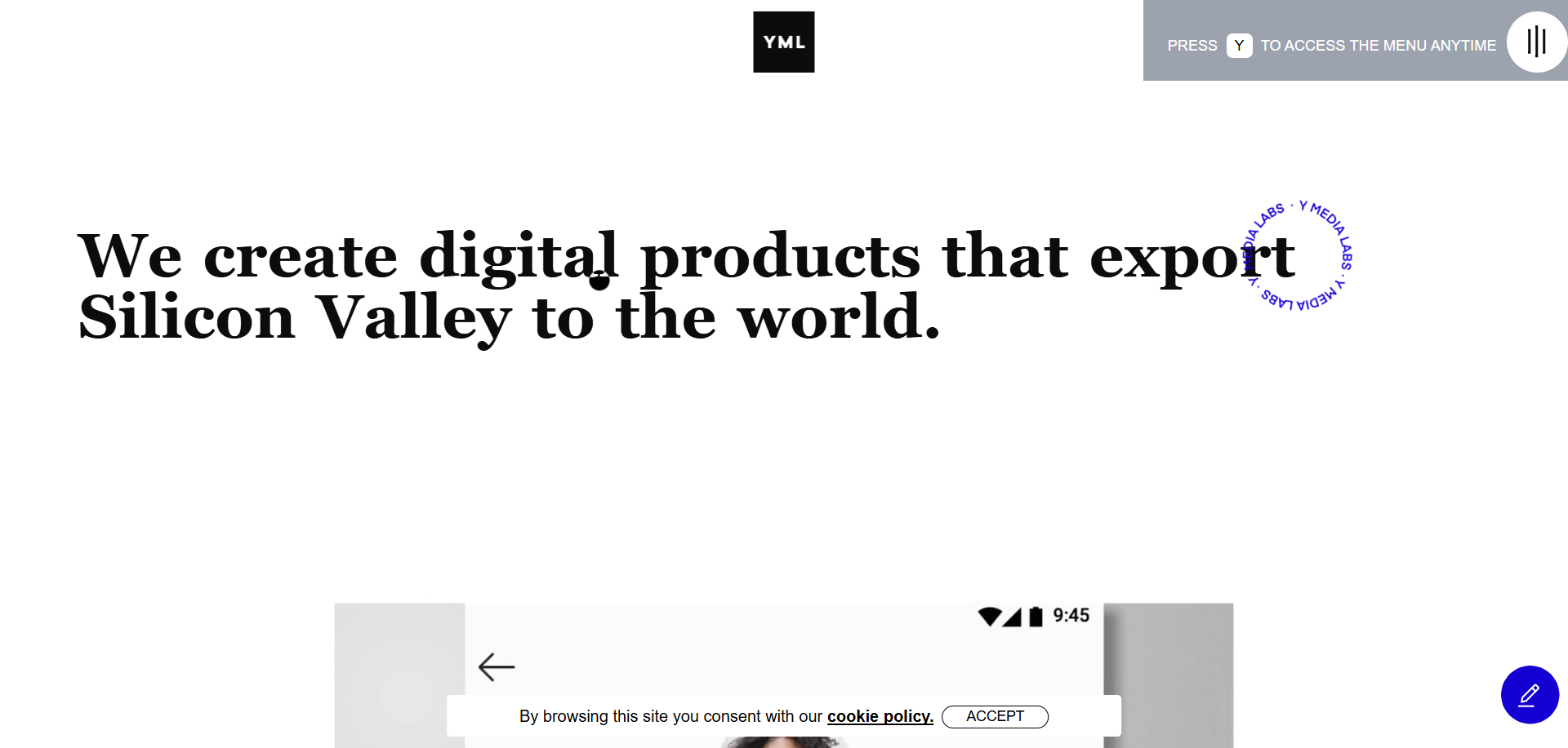 clone of YML(yml.com) [Static Visual Website] preview screenshot